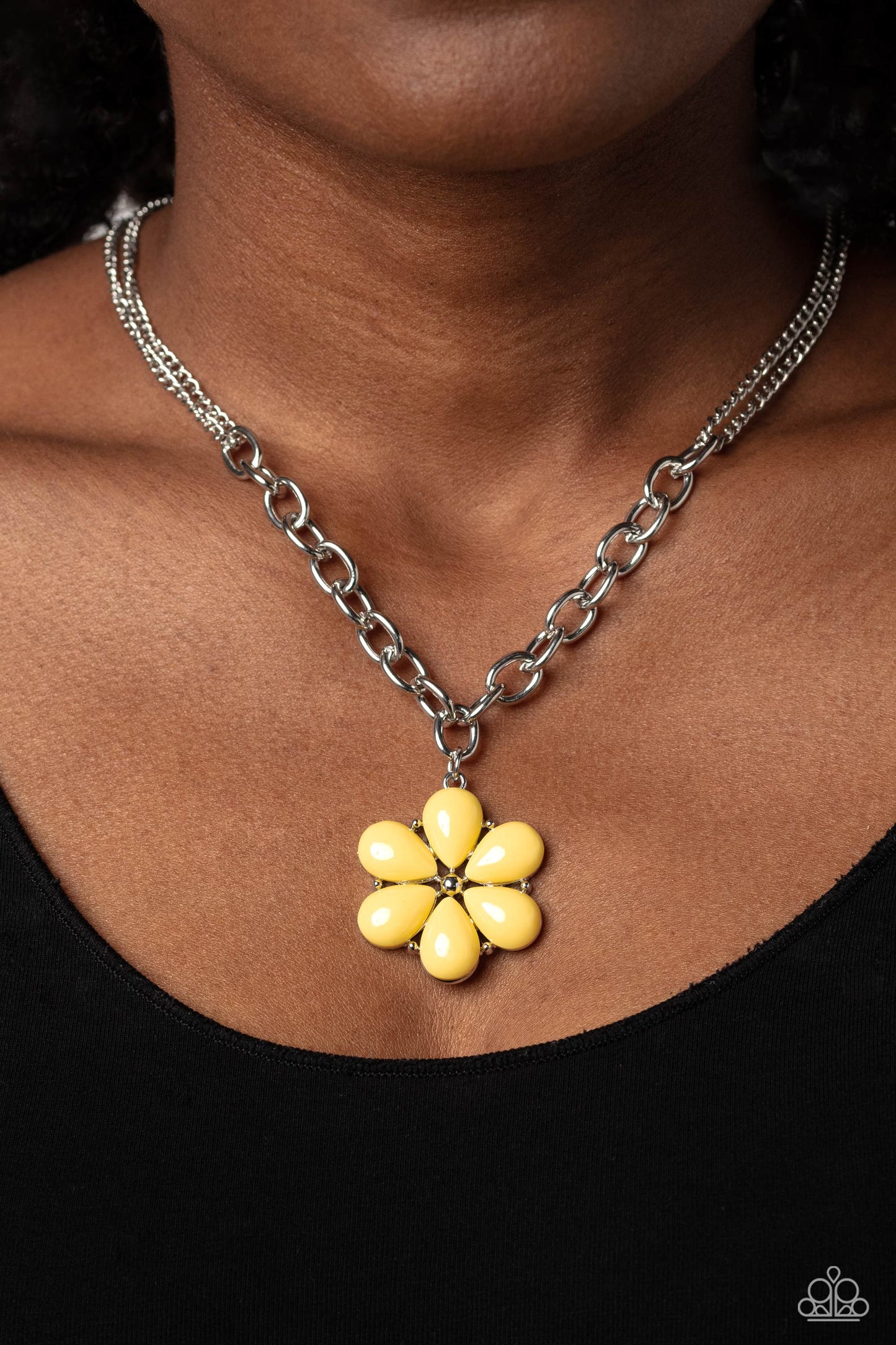 Dazzling Dahlia - Necklace (Multiple Colors)