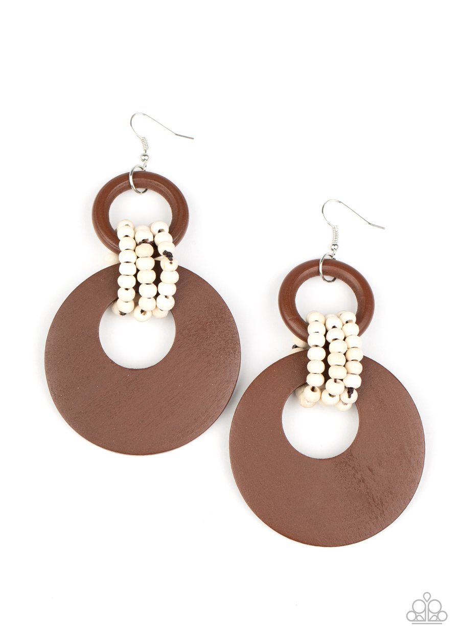 Beach Day Drama - Earrings (Multiple Colors)